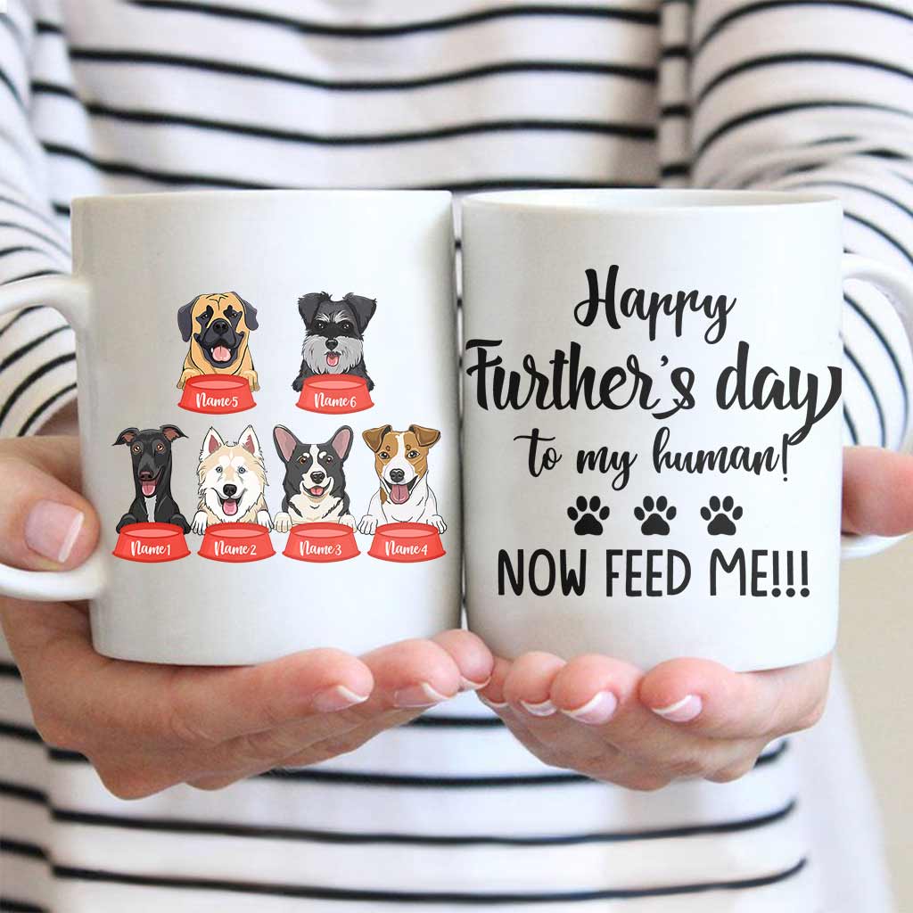 Happy Further's Day To My Human - Personalized Father's Day Mug