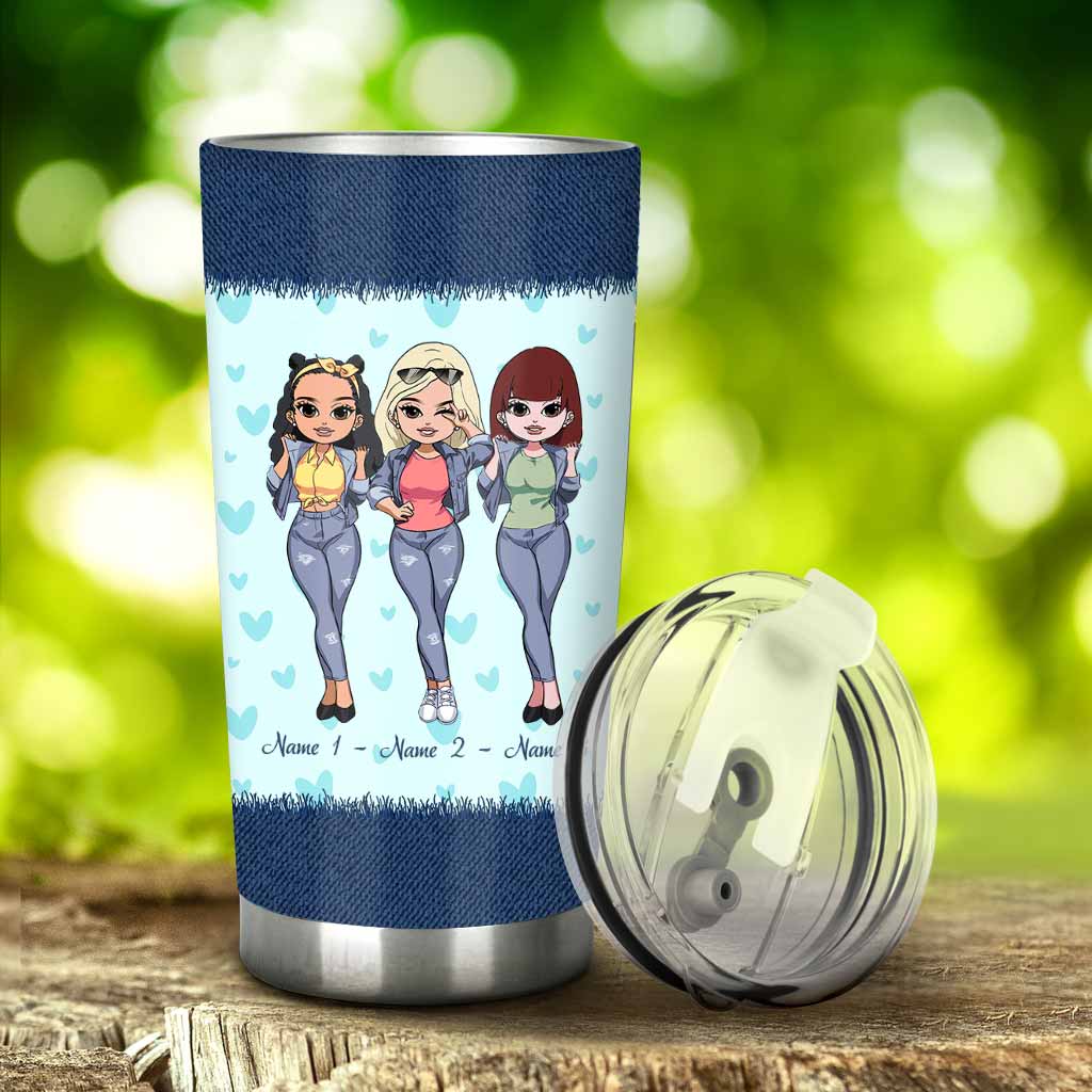 I Hate Everyone Except Us - Personalized Bestie Tumbler