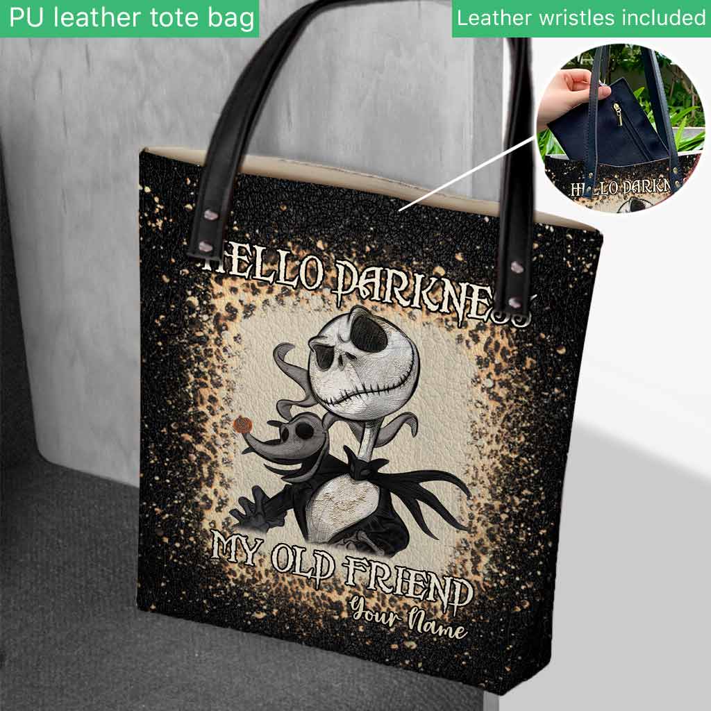 Hello Darkness My Old Friend - Personalized Nightmare Tote Bag