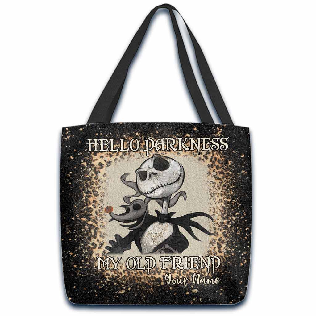 Hello Darkness My Old Friend - Personalized Nightmare Tote Bag