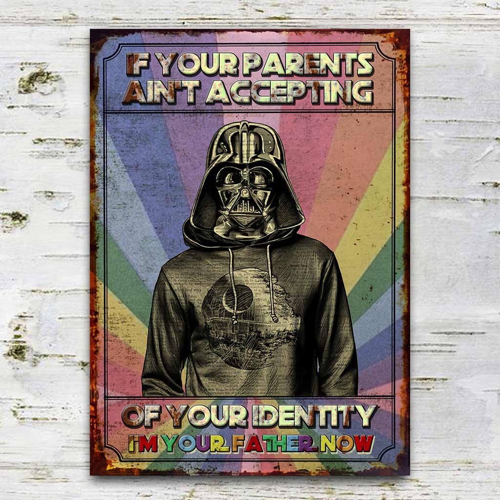 If Your Parents Ain't Accepting - LGBT Support Rectangle Metal Sign