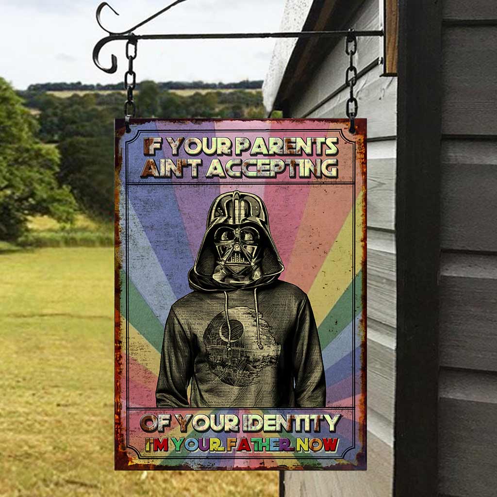 If Your Parents Ain't Accepting - LGBT Support Rectangle Metal Sign