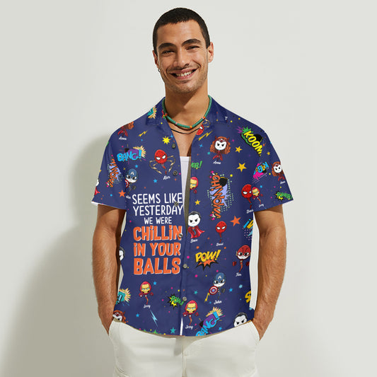 Seems Like Yesterday - Personalized Superhero Hawaiian Shirt