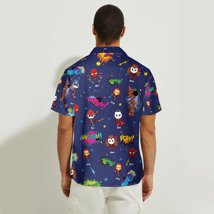 Seems Like Yesterday - Personalized Superhero Hawaiian Shirt