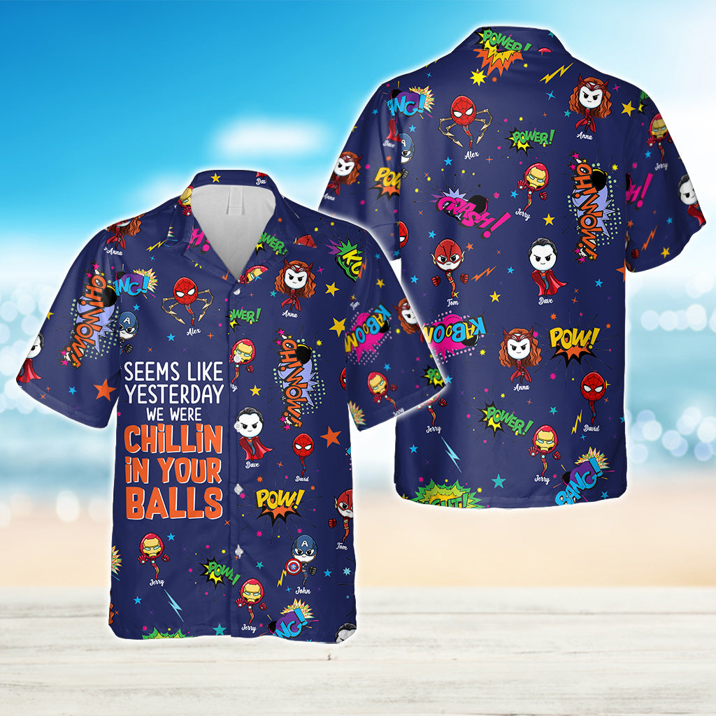 Seems Like Yesterday - Personalized Superhero Hawaiian Shirt