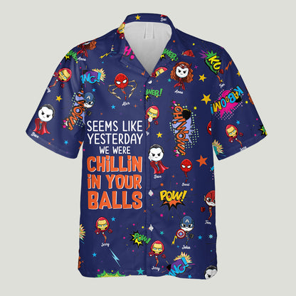 Seems Like Yesterday - Personalized Superhero Hawaiian Shirt