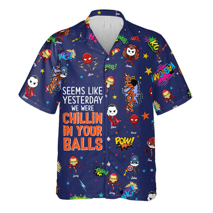 Seems Like Yesterday - Personalized Superhero Hawaiian Shirt