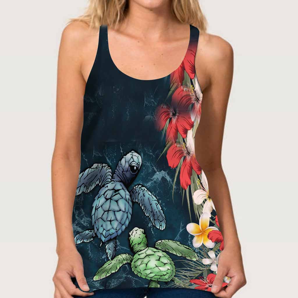 Hawaii - Turtle Cross Tank Top