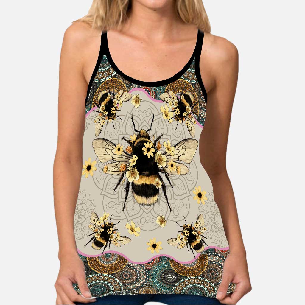 Queen Bee Cross Tank Top