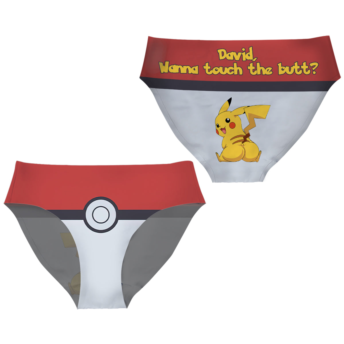 Wanna Touch The Butt - Personalized Monster Trainer Women Briefs