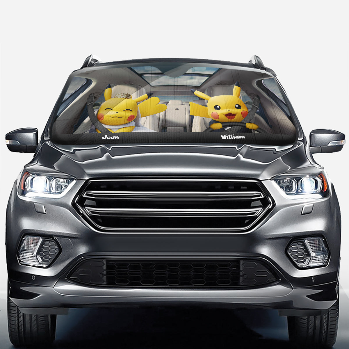 I Choose You - Personalized Monster Trainer Car Sunshade