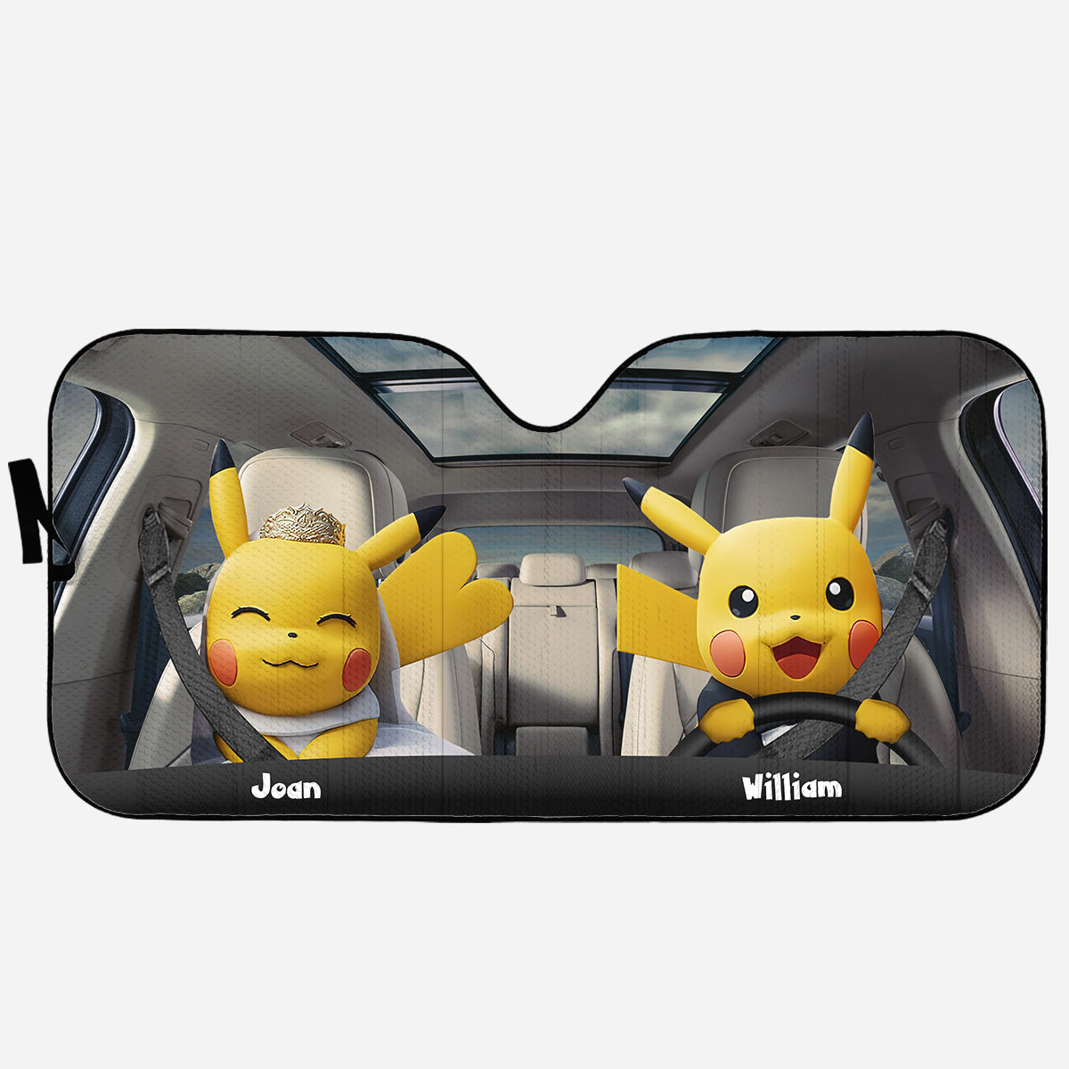 I Choose You - Personalized Monster Trainer Car Sunshade