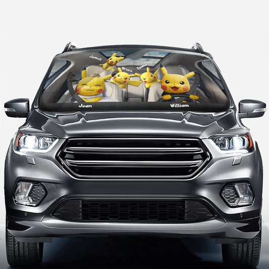 I Choose You - Personalized Monster Trainer Car Sunshade