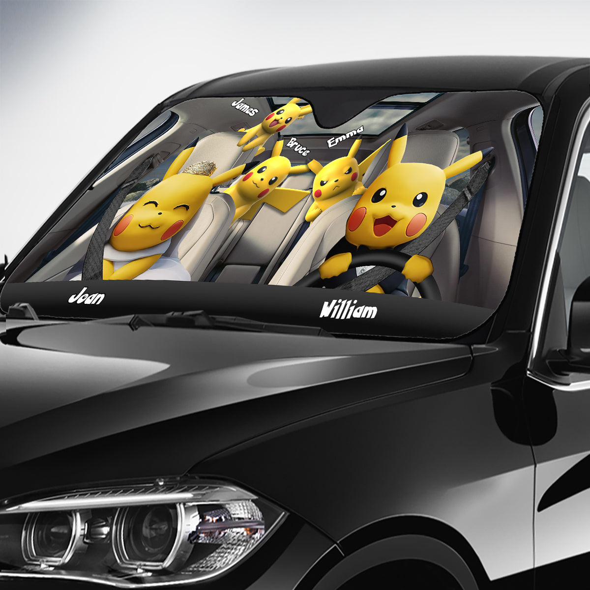 I Choose You - Personalized Monster Trainer Car Sunshade