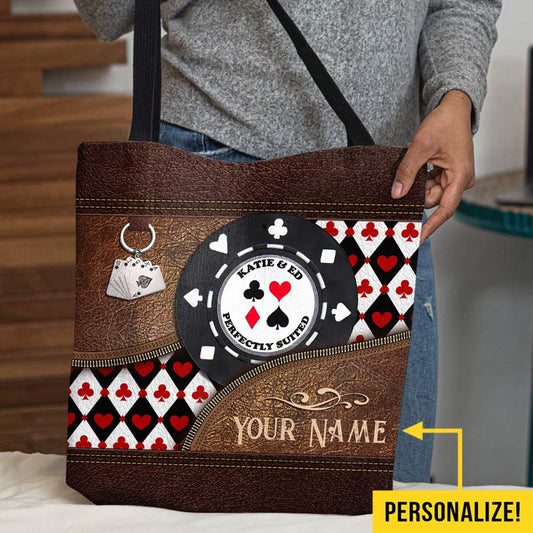 Poker Personalized  Tote Bag