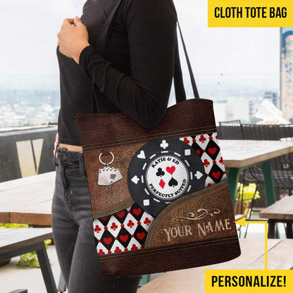 Poker Personalized  Tote Bag