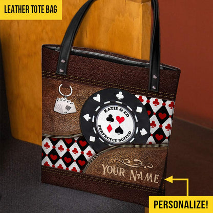 Poker Personalized  Tote Bag