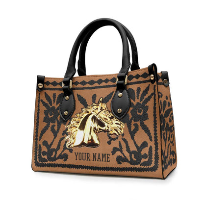 Love Horses - Personalized Horse Leather Handbag