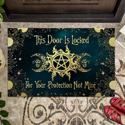 This Door Is Locked - Witch Doormat