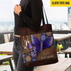 Hope For A Cure Magical Butterfly Fibromyalgia Warrior Personalized Tote Bag