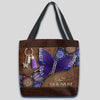 Hope For A Cure Magical Butterfly Fibromyalgia Warrior Personalized Tote Bag