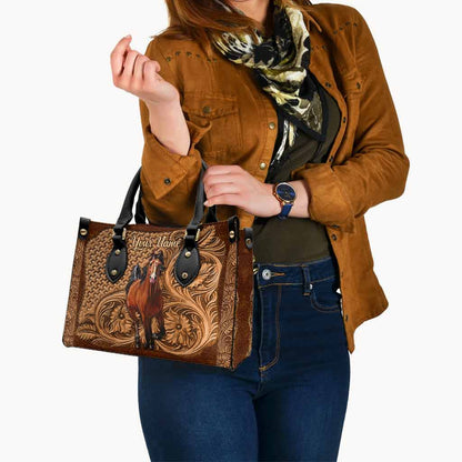 Horse Girl - Personalized Leather Handbag