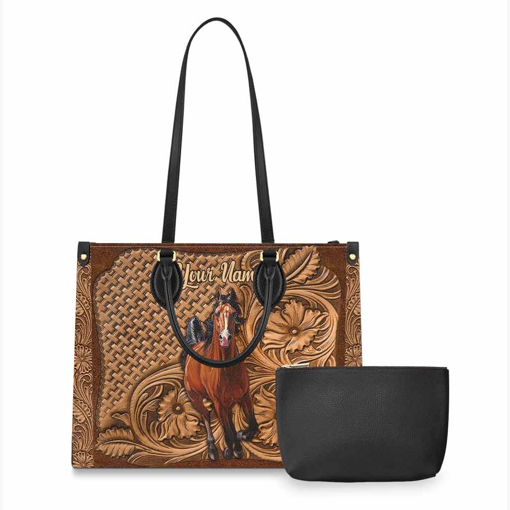 Horse Girl - Personalized Leather Handbag