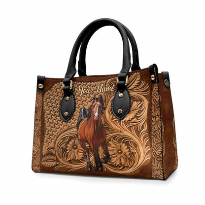 Horse Girl - Personalized Leather Handbag