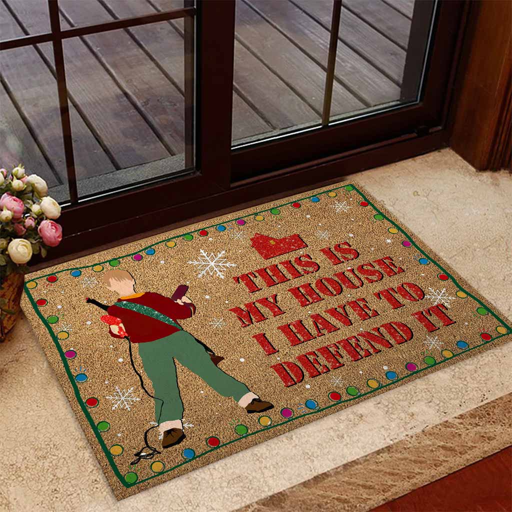 This Is My House I Have To Defend It - Christmas Doormat