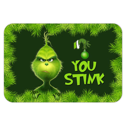 You Stink - Stole Christmas Bath Mat