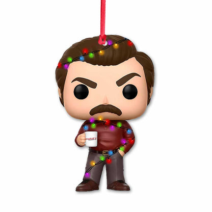 Chibi Character - Christmas Ornament (Printed On Both Sides)