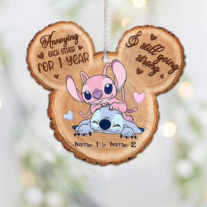 Annoying Each Other For Years - Personalized Christmas Ohana Ornament (Printed On Both Sides)