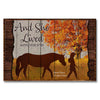 And She Lived Happily Ever After - Personalized Horse Poster