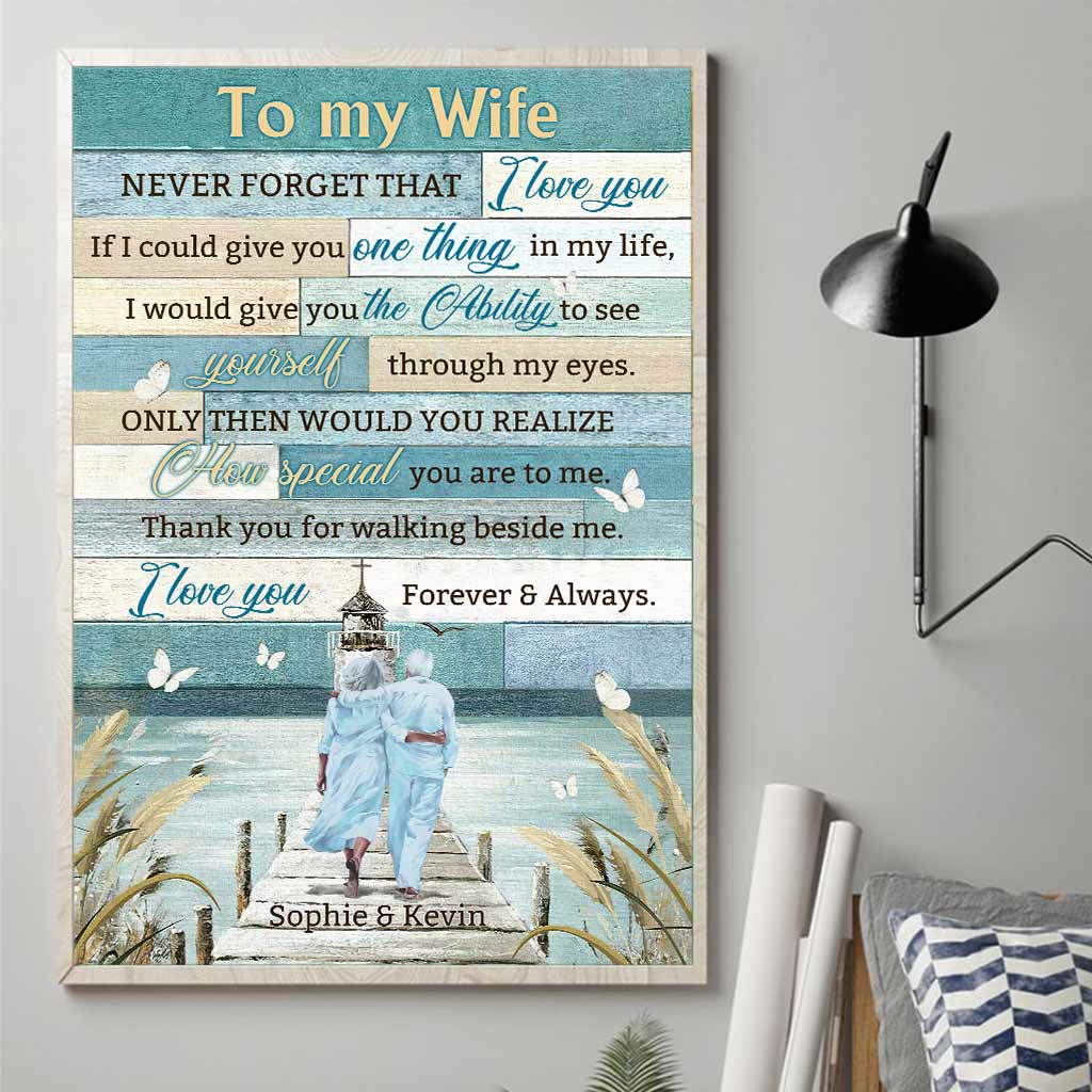 I Love You Forever And Always - Personalized Couple Poster