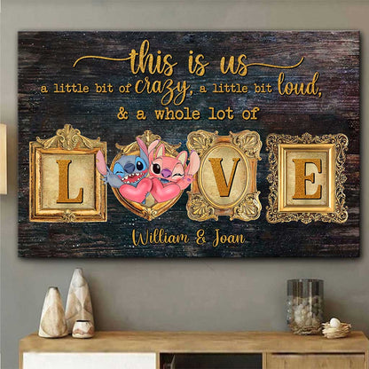 This Is Us - Personalized Couple Ohana Canvas And Poster