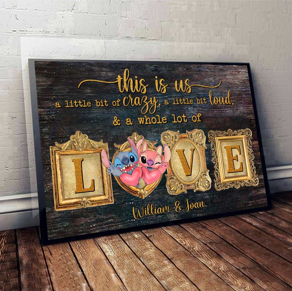 This Is Us - Personalized Couple Ohana Canvas And Poster