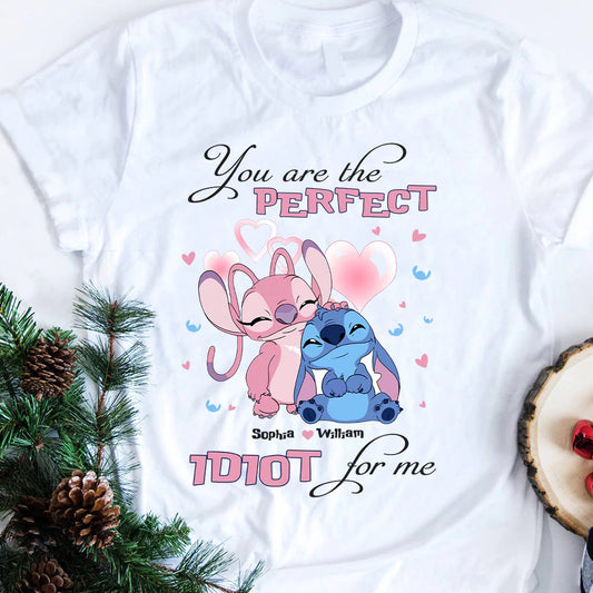 Perfect Idiot - Personalized Couple Ohana T-shirt and Hoodie
