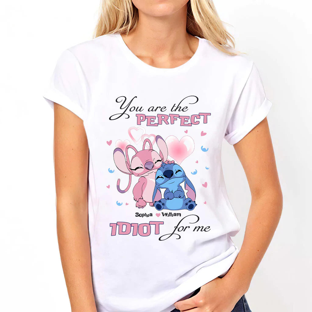 Perfect Idiot - Personalized Couple Ohana T-shirt and Hoodie