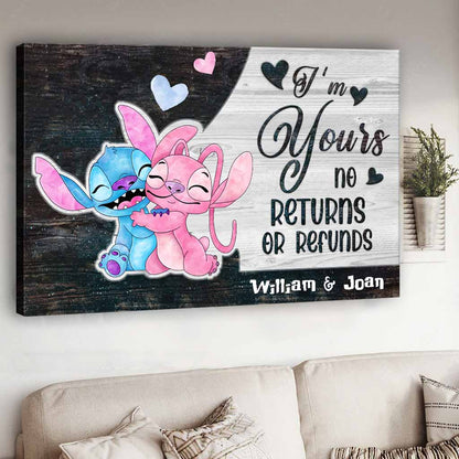 I'm Yours - Personalized Couple Ohana Canvas And Poster