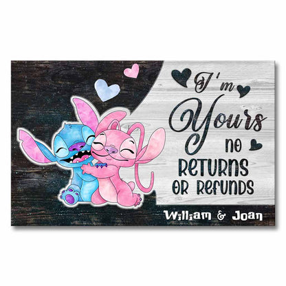 I'm Yours - Personalized Couple Ohana Canvas And Poster