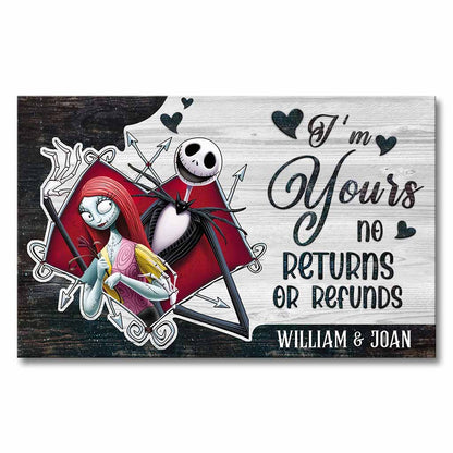 I'm Yours - Personalized Couple Nightmare Canvas And Poster