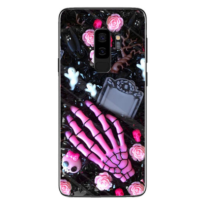 Love Skulls Handmade Decorated Personalized 3D Printed Phone Case