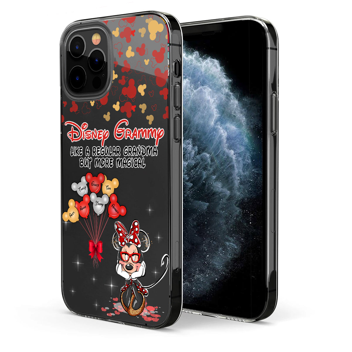 Like A Regular Grandma But More Magical - Personalized Grandma Clear Phone Case