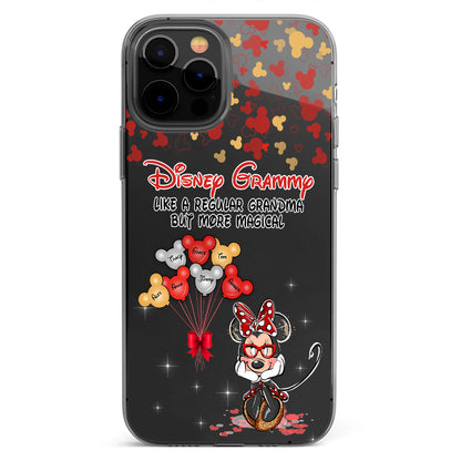 Like A Regular Grandma But More Magical - Personalized Grandma Clear Phone Case