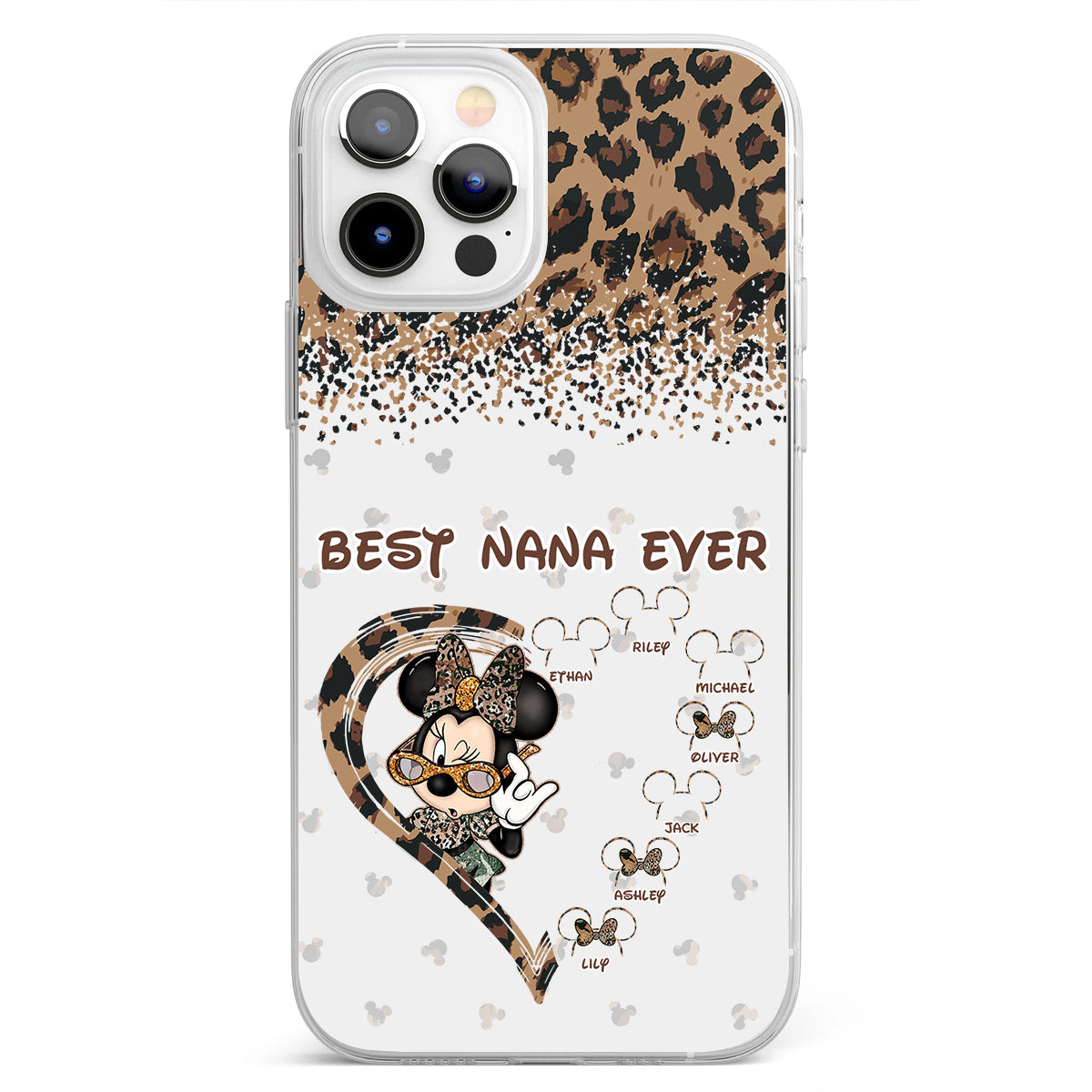 Best Grandma Ever - Personalized Grandma Clear Phone Case