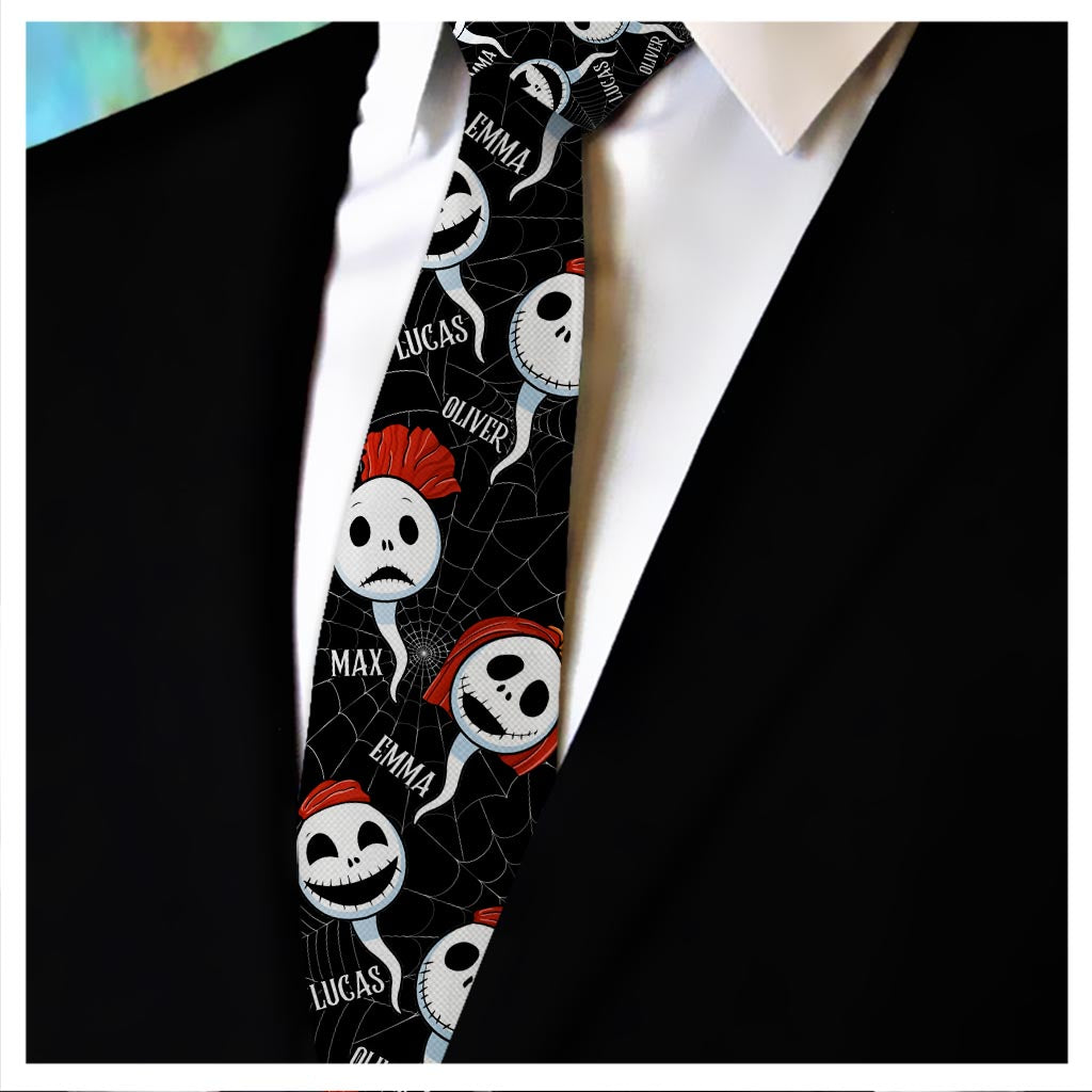 Father Of Nightmare - Personalized Nightmare Necktie