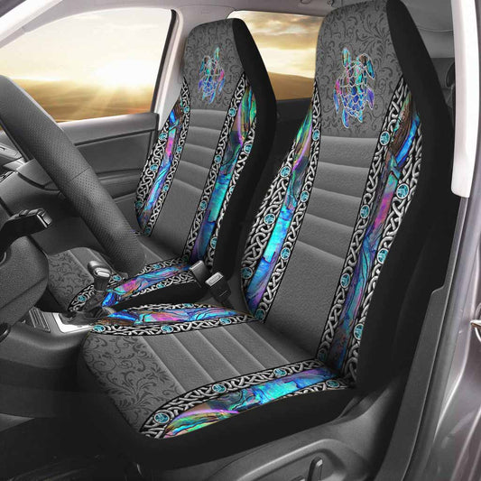 Love Turtles - Seat Covers With 3D Pattern Print