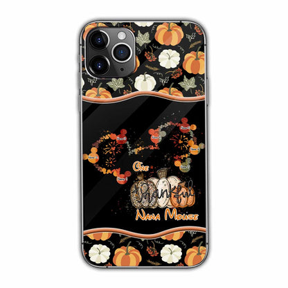 One Thankful Nana Mouse - Personalized Thanksgiving Grandma Phone Case