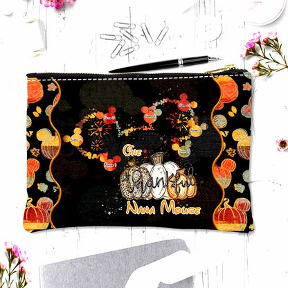 One Thankful Nana Mouse - Personalized Thanksgiving Grandma Pouch