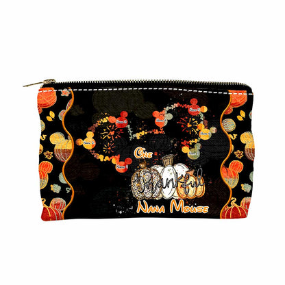 One Thankful Nana Mouse - Personalized Thanksgiving Grandma Pouch